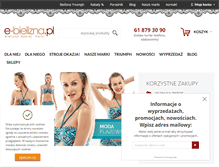 Tablet Screenshot of e-bielizna.pl